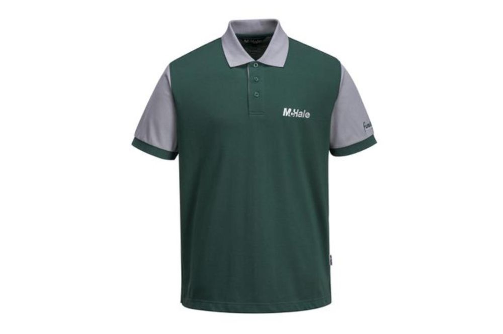 POLO SHIRT 2 TONE GREY XL