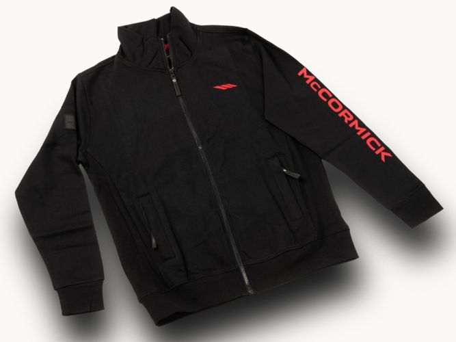 Sweatshirt med lynlås, S